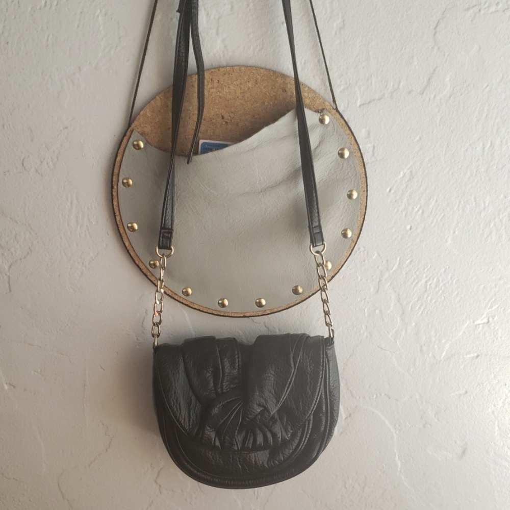Kimchi Blue black leather purse